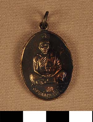 Thumbnail of Amulet: Monk, Luang Phaw Kuhn Prisuthooth (2011.05.0022A)