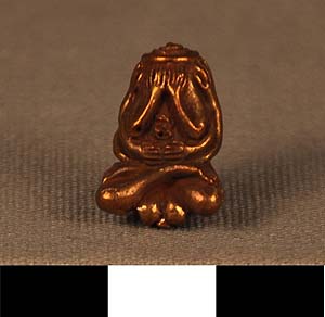 Thumbnail of Amulet: Phra Pit Taa (Maha Phong), Closed-Eye Monk (2011.05.0025A)