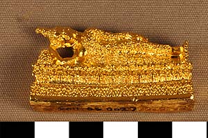 Thumbnail of Amulet: Reclining Buddha (2011.05.0027)