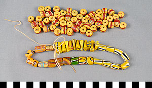 Thumbnail of String of Trade Beads and Fifty-Three Individual Beads (2012.03.0320)