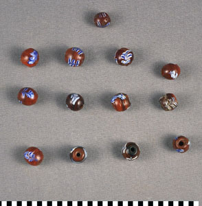 Thumbnail of Thirteen Trade Beads (2012.03.0426)