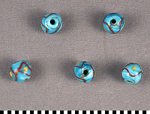 Thumbnail of Five Trade Beads (2012.03.0441)