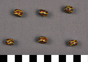 Thumbnail of Six Trade Beads (2012.03.0480)