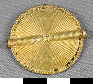 Thumbnail of Gold Weight Style Bead (2012.03.0683B)