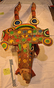 Thumbnail of Marionette Festival Mask: Antelope Mask (2012.03.3074A)
