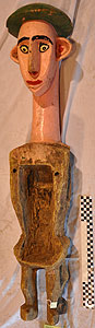 Thumbnail of Marionette Festival Mask: Male Figure (2012.03.3088)