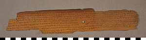 Thumbnail of Page of a Palm Leaf Manuscript (2012.07.0021C)