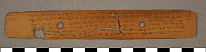 Thumbnail of Page of a Palm Leaf Manuscript (2012.07.0022B)
