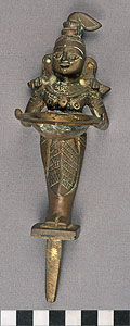 Thumbnail of Toy or Oil Lamp Component: Female Figurine (2012.07.0050B)