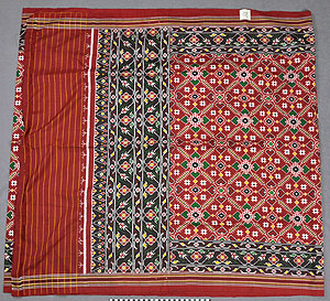 Thumbnail of Double Ikat Saree (2012.07.0064)