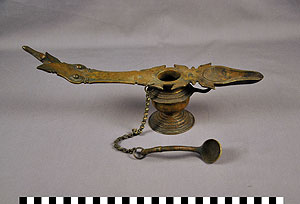Thumbnail of Oil Lamp with Spoon (2012.10.0113)