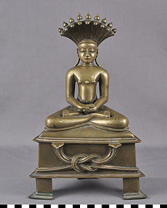 Thumbnail of Figurine: Jina, Tirthankara with Naga (2012.10.0139)