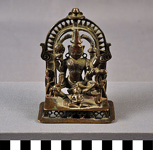 Thumbnail of Figurine: Visnu, with Lakshmi (2012.10.0155)