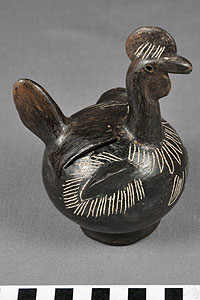 Thumbnail of Blackware Bottle: Rooster (2017.06.0011)