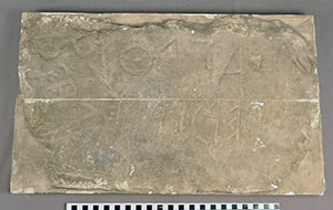 Thumbnail of Plaster Cast: Gravestone Inscription (1900.11.0099)