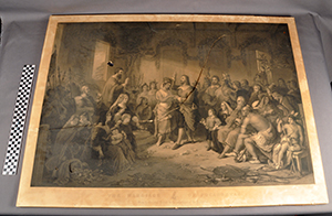 Thumbnail of Print: "The Marriage of Pocahontas" (1900.30.0014)