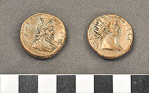 Thumbnail of Coin: Billon Tetradrachm of Alexandria (1900.63.1193)