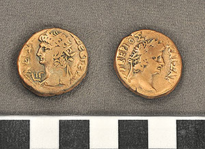 Thumbnail of Coin: Billon Tetradrachm of Alexandria (1900.63.1205)