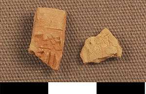 Thumbnail of Two Cuneiform Tablet Fragments (1913.14.1745J)