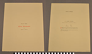 Thumbnail of Folio: Celtic Illuminated Art, Plate Cover XXV (1916.15.0001BO)