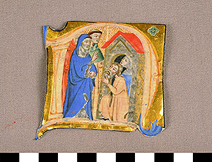 Thumbnail of Illuminated Manuscript Fragment: Pontifical of Pierre de la Jugie (1930.10.0001)