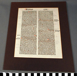 Thumbnail of Folio: Psalterium Exposito by Flavius Mangus (1930.11.0014)
