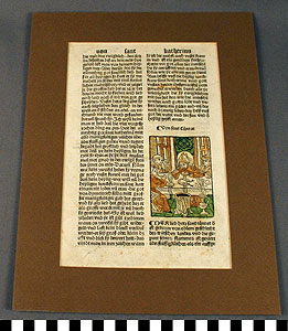 Thumbnail of Folio: Leben der Heiligen by Jacobus de Voragine (1936.02.0006)