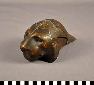 Thumbnail of Reproduction: Cat Head from Arm of Throne (1948.01.0084)