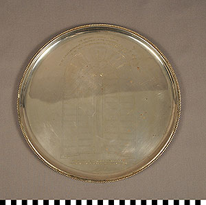 Thumbnail of Commemorative Tray Avery Brundage for his 80th Birthday from the Hellenic Olympic Committee (1977.01.0009)