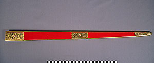 Thumbnail of Commemorative Reproduction Alfonso X Sword Scabbard (1977.01.0013B)