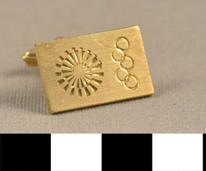 Thumbnail of Commemorative Olympic Cuff Link (1977.01.0192B)