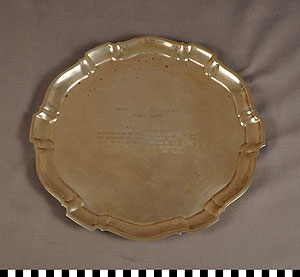 Thumbnail of Commemorative Tray: "Rotary Club of Chicago Merit Award" (1977.01.0264)