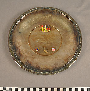 Thumbnail of Commemorative Olympic Tray Presented to Avery Brundage, Munich 1972 (1977.01.0327)