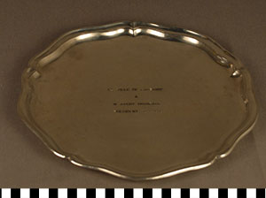 Thumbnail of Commemorative Olympic Tray Presented to Avery Brundage by the City of Lausanne (1977.01.0378)
