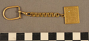 Thumbnail of Commemorative Key chain (1977.01.0404)