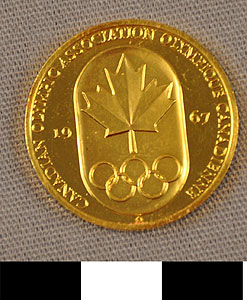 Thumbnail of Commemorative Medal: Torch Ceremony, Canadian Olympic Association (1977.01.0416A)