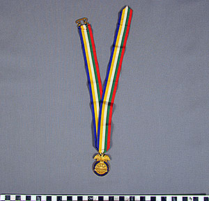 Thumbnail of Medal, Badge: President, American Olympic Association (1977.01.0445)