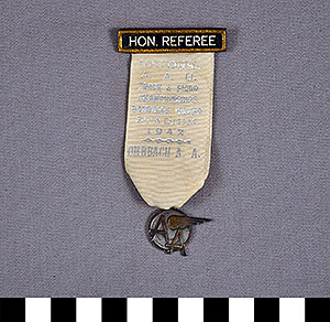 Thumbnail of Honorary Referee Badge: National A. A. U. Track & Field Championships (1977.01.1467)