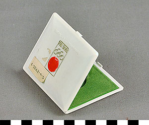 Thumbnail of Commemorative Olympic Medallion Case: 1964 Tokyo Olympiad (1977.01.1700B)