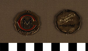 Thumbnail of Medal: C.M. Field Day, Discus (1977.01.1745)
