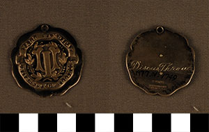 Thumbnail of Medal: University of Illinois Fall Handicap, Discus Throw (1977.01.1749)