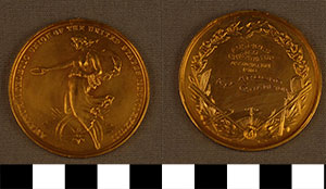 Thumbnail of Medal: Chicago Athletic Association, Amateur Athletic Union All Around Champion (1977.01.1754)