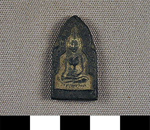 Thumbnail of Tsa Tsa, Buddhist Amulet: Seated Buddha (2013.05.0850)