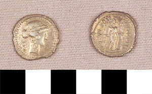 Thumbnail of Coin: Roman Republic, Denarius (1900.63.0965)