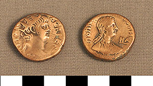 Thumbnail of Coin: Billon Tetradrachm of Alexandria (1900.63.1299)