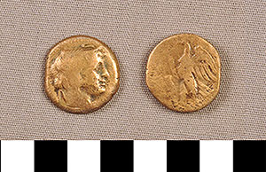 Thumbnail of Coin: AE 22 of Ptolemy I Soter (1900.63.1411)
