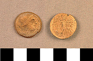 Thumbnail of Coin: AE 20 Probably of Messene in Peloponnesos (1900.63.1424)
