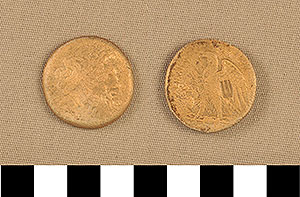 Thumbnail of Coin: AE 28 of Ptolemy II Philadelphus (1900.63.1462)