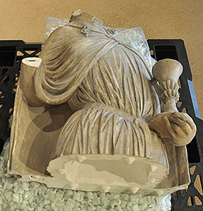 Thumbnail of Plaster Cast of Statue from the South Transept of Strasbourg Cathedral: The Triumph of the Christian Church (Torso) (1911.05.0003B)