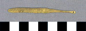 Thumbnail of Electrotype Facsimile of Broighter Boat: Steering Oar (1916.06.0029D)